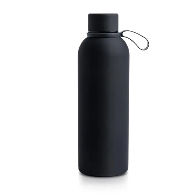 Butelka termosowa o pojemności 500 ml z gumowym wykończeniem / Thermal / Royal blue IP37072264
