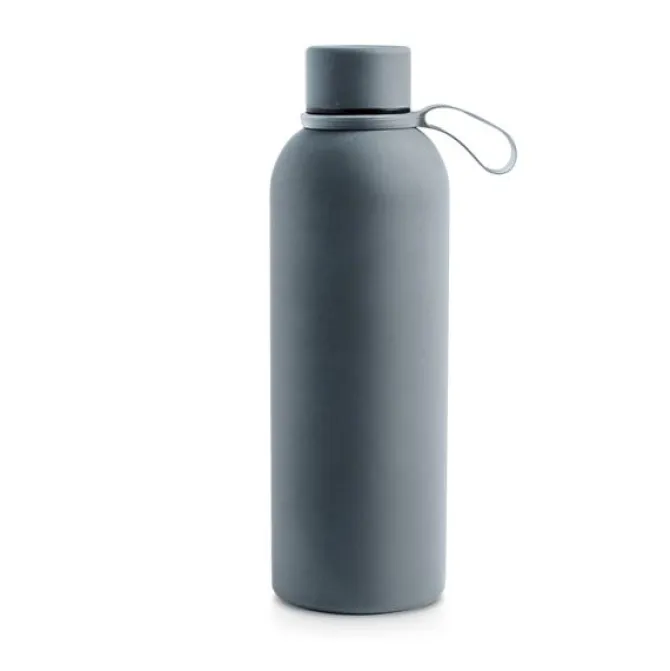 Butelka termosowa o pojemności 500 ml z gumowym wykończeniem / Thermal / Light Grey IP37072295