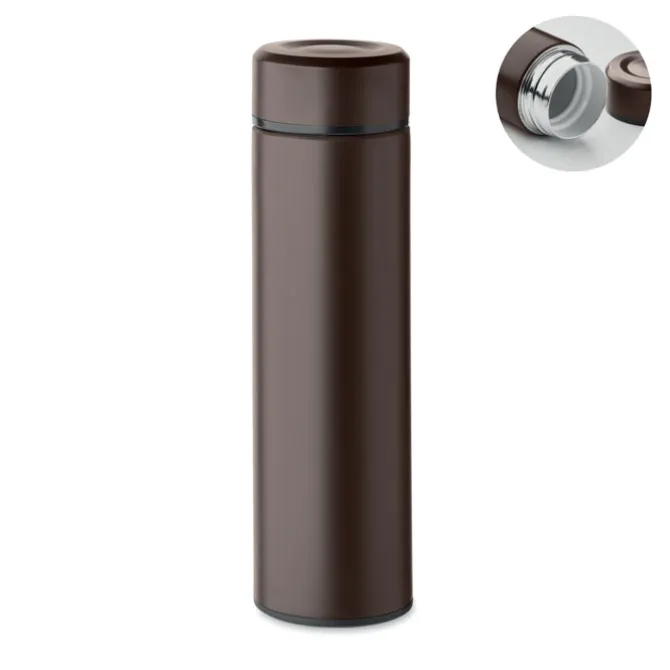 Butelka z ceramiką 420 ml / Czekolada MO2383-41