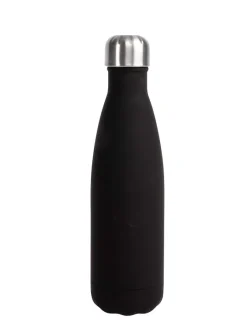 Butelka z gumową powłoką NILS 12/24H 0,5 L, czarny / Czarny 5018321-