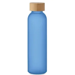 Butelka z matowego szkła500 ml / Przezroczysty niebieski MO2105-23