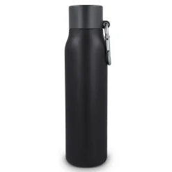 Butelka z matowym wykończeniem, butelka termiczna 600 ml / Czarny LT98696-N0002