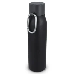 Butelka z matowym wykończeniem, butelka termiczna 600 ml / Czarny LT98696-N0002