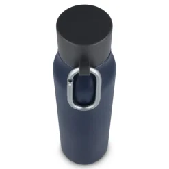 Butelka z matowym wykończeniem, butelka termiczna 600 ml / Ciemnoniebieski LT98696-N0010