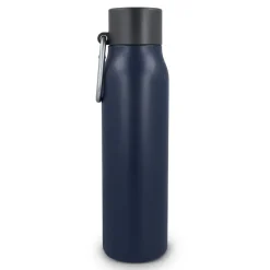 Butelka z matowym wykończeniem, butelka termiczna 600 ml / Ciemnoniebieski LT98696-N0010