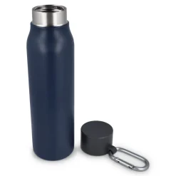 Butelka z matowym wykończeniem, butelka termiczna 600 ml / Ciemnoniebieski LT98696-N0010