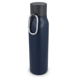 Butelka z matowym wykończeniem, butelka termiczna 600 ml / Ciemnoniebieski LT98696-N0010