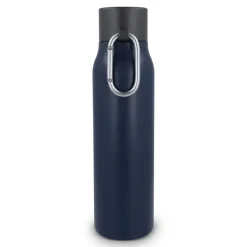 Butelka z matowym wykończeniem, butelka termiczna 600 ml / Ciemnoniebieski LT98696-N0010