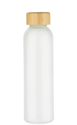 Butelka z recyklingowanego szkła NILLO 500 ml / Biały 16259-01