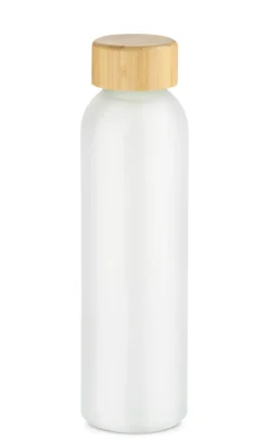 Butelka z recyklingowanego szkła NILLO 500 ml / Biały 16259-01