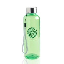 Butelka z tritanu 500 ml, stalowa nakrętka ze sznurkiem / Tritanbottle / Czerwony IP37053052