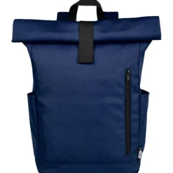 Byron plecak na laptopa 15,6 cala z tworzywa RPET z certyfikatem GRS z zawijanym zamknięciem, 18 l / Jasnoszary 12065980