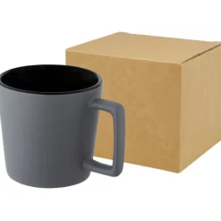 Cali Kubek ceramiczny o pojemności 370 ml z matowym wykończeniem / Czarny 10090090