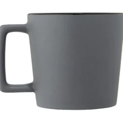 Cali Kubek ceramiczny o pojemności 370 ml z matowym wykończeniem / Czarny 10090090