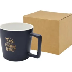 Cali Kubek ceramiczny o pojemności 370 ml z matowym wykończeniem / Navy Blue 10090055