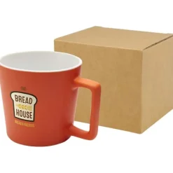Cali Kubek ceramiczny o pojemności 370 ml z matowym wykończeniem / Pomarańczowy 10090031