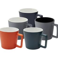 Cali Kubek ceramiczny o pojemności 370 ml z matowym wykończeniem / Pomarańczowy 10090031