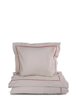 CARL ZESTAW POŚCIELI,  BEŻOWY/BORDOWY / Beżowy/bordowy 5018527-