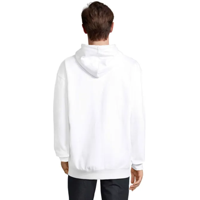 CARTER Bluza z kapturem / Bialy S03812-WH-L