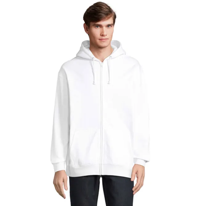 CARTER Bluza z kapturem / Bialy S03812-WH-L