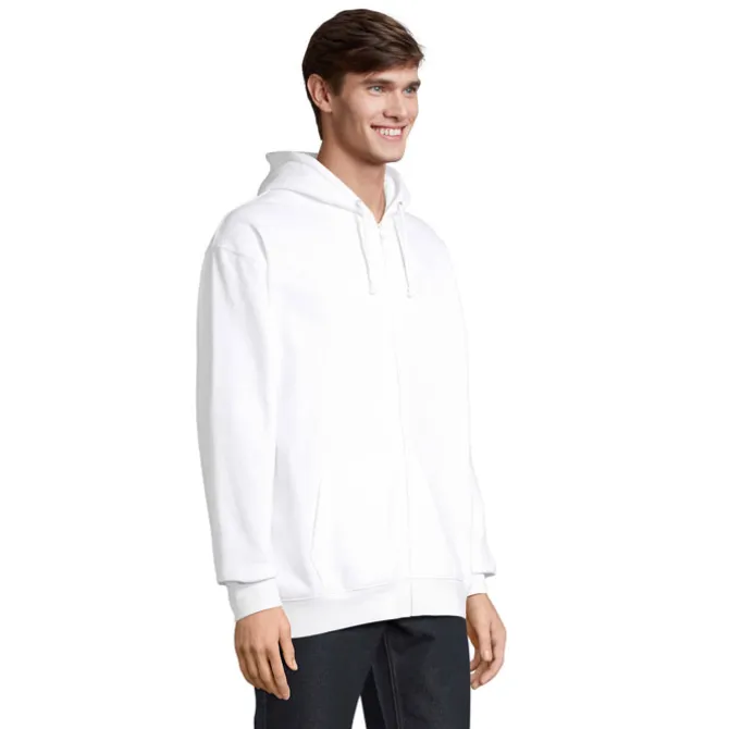 CARTER Bluza z kapturem / Bialy S03812-WH-L