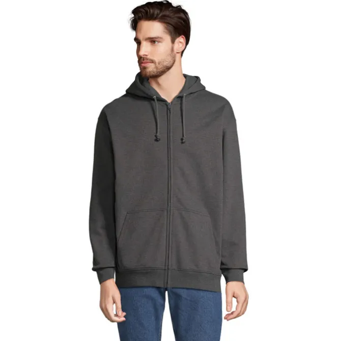 CARTER Bluza z kapturem / Charcoal Melange S03812-CE-XXS
