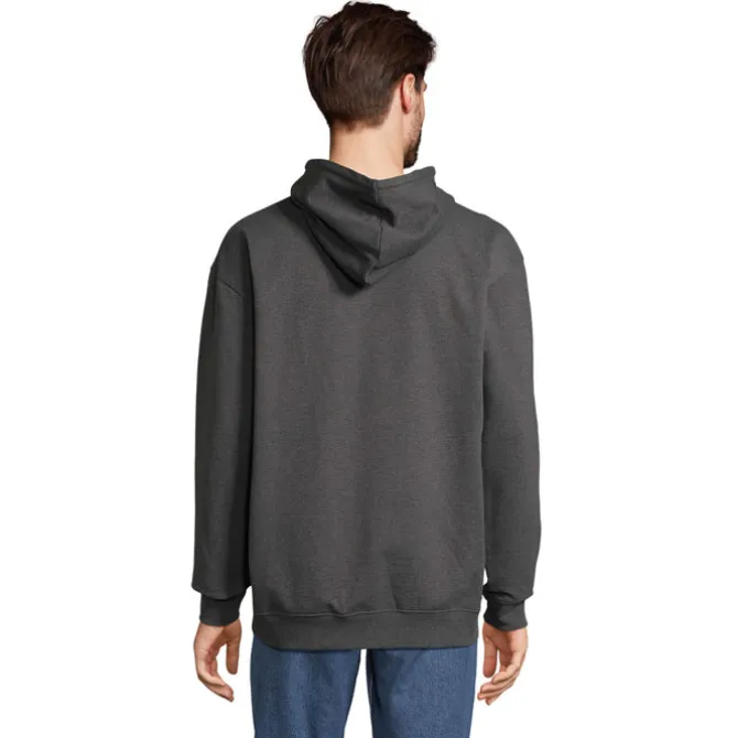 CARTER Bluza z kapturem / Charcoal Melange S03812-CE-XXS