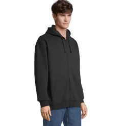 CARTER Bluza z kapturem / Czarny / Czarny Opal S03812-BK-M