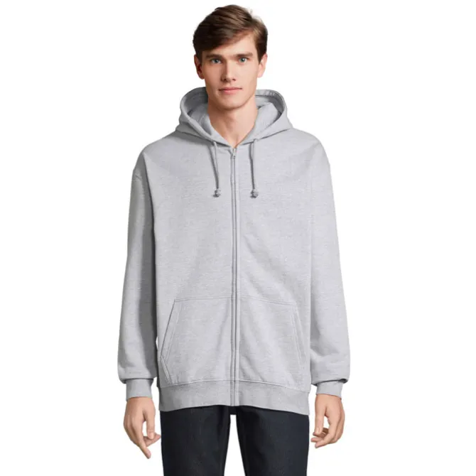 CARTER Bluza z kapturem / Szary Melanż 2 S03812-GY-XXL