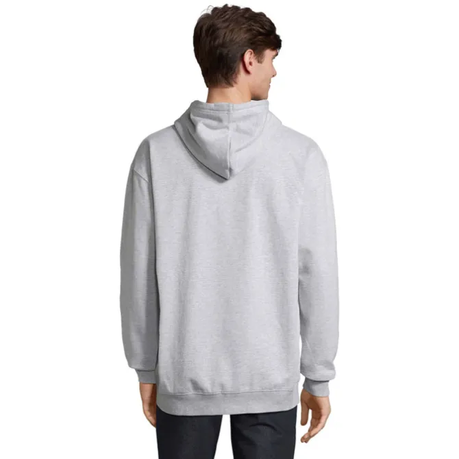 CARTER Bluza z kapturem / Szary Melanż 2 S03812-GY-XXL