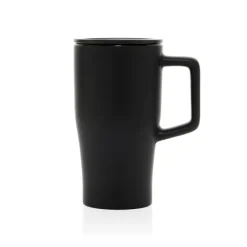 Ceramiczny kubek podrożny 490 ml / Czarny P437.2201