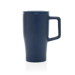 Ceramiczny kubek podrożny 490 ml / Granatowy P437.2225