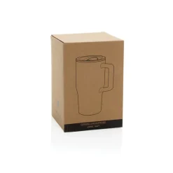 Ceramiczny kubek podrożny 490 ml / Granatowy P437.2225