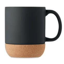Ceramiczny kubek z korkiem / Czarny MO6839-03