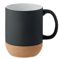 Ceramiczny kubek z korkiem / Czarny MO6839-03