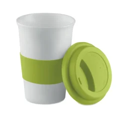 Ceramiczny kubek z przykrywką / Limonka MO7683-48