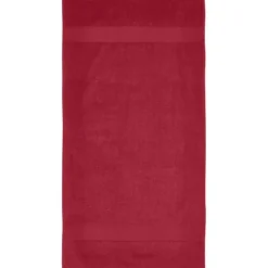 Charlotte bawełniany ręcznik kąpielowy o gramaturze 450 g/m² i wymiarach 50 x 100 cm / Granatowy 11700155