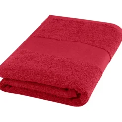 Charlotte bawełniany ręcznik kąpielowy o gramaturze 450 g/m² i wymiarach 50 x 100 cm / Granatowy 11700155