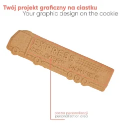 Ciastko reklamowe korzenne maxi - truck / Wielokolorwy S0521