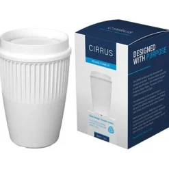 Cirrus POP kubek o pojemności 350 ml z pokrywką 360° / Biały 22052001