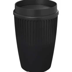 Cirrus POP kubek o pojemności 350 ml z pokrywką 360° / Czarny 22052090