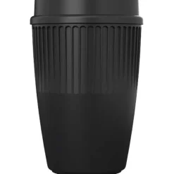 Cirrus POP kubek o pojemności 350 ml z pokrywką 360° / Czarny 22052090
