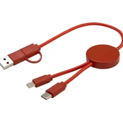 Citala kabel do synchronizacji danych i szybkiego ładowania 5 w 1 27 W o długości 30 cm z tworzyw sztucznych pochodzących z recyklingu / Brick 12442732