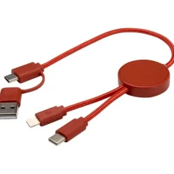 Citala kabel do synchronizacji danych i szybkiego ładowania 5 w 1 27 W o długości 30 cm z tworzyw sztucznych pochodzących z recyklingu / Brick 12442732