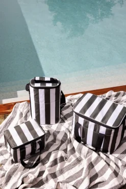 CITY TORBA TERMICZNA STRIPE rPET DUŻA, ZIELONO-BIAŁY / Zielony 5018596-