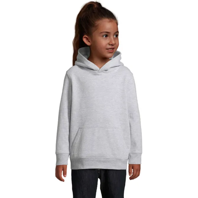 CONDOR KIDS Bluza z kapturem / Szary Melanż 2 S04238-GY-XL