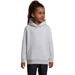 CONDOR KIDS Bluza z kapturem / Szary Melanż 2 S04238-GY-3XL