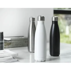 Cove butelka o pojemności 500 ml wykonana ze stali nierdzewnej z recyklingu z miedzianą izolacją próżniową posiadająca certyf / Srebrny 10079081