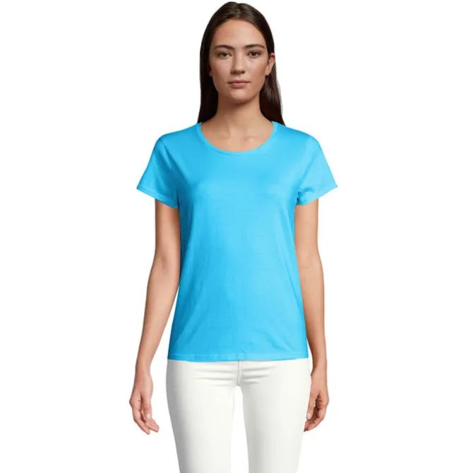 CRUSADER Damski T-SHIRT / Aqua S03581-AQ-XXL