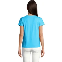 CRUSADER Damski T-SHIRT / Aqua S03581-AQ-XL